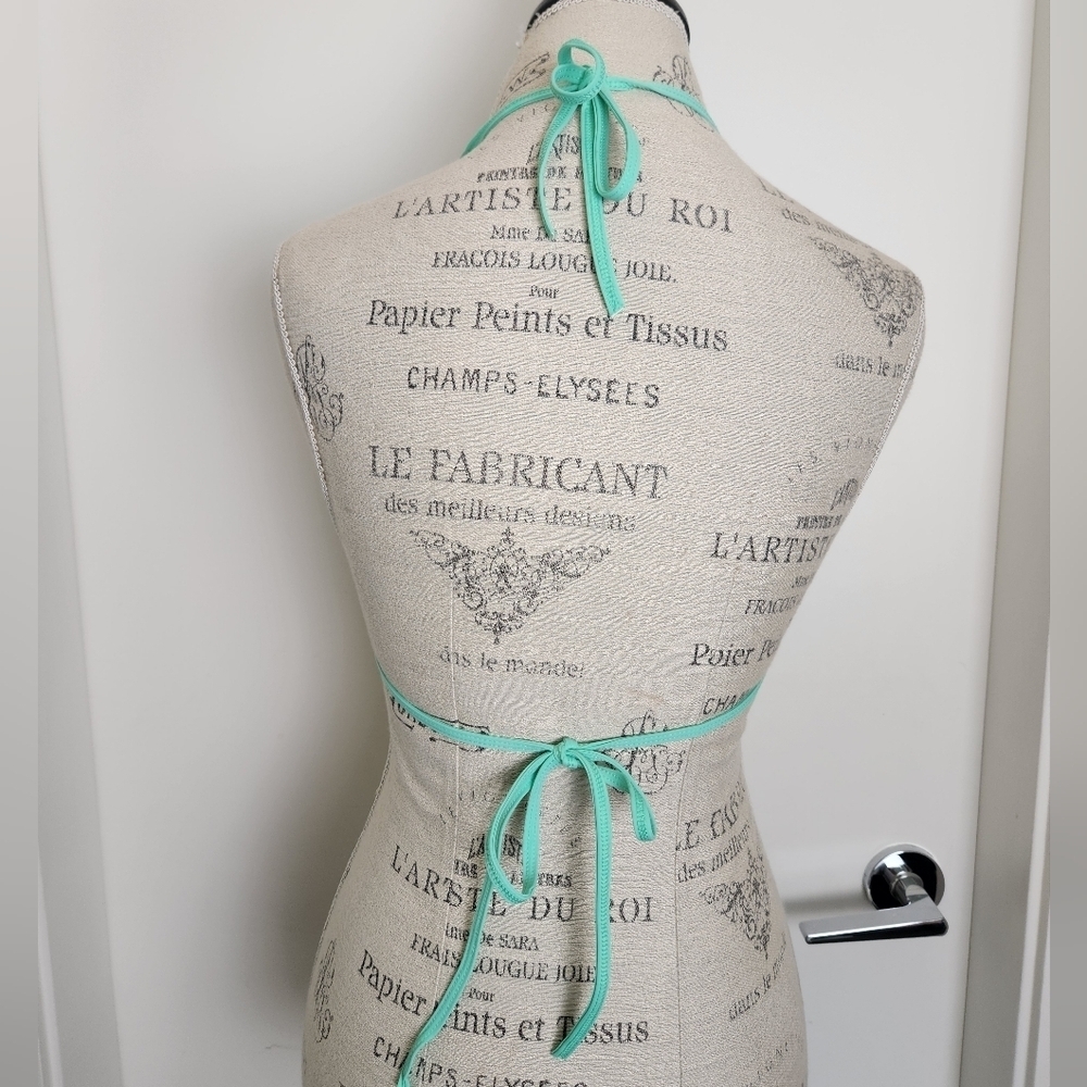 Y2K Aztec Triangle String Bikini Top - Picture 6 of 11